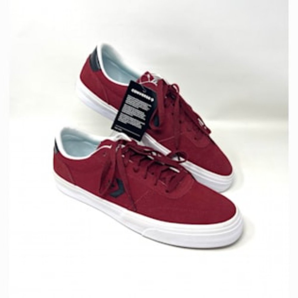 💖MEGA SALE💖Converse Boulevard  Men OX Back Alley Brick White Red  Nubuck 17072 - Picture 6 of 13